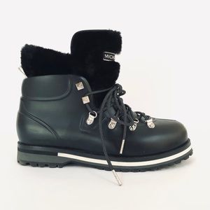 Michael Kors Lanis Waterproof Lace-Up Boot Fur tri
